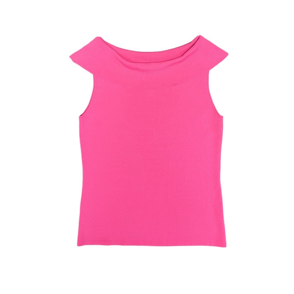 Vintage J.A.C. Sleeveless Knit Top Women’s Large‎ Pink